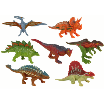 Zestaw Figurki Dinozaury 12 sztuk Kolorowe