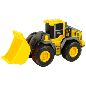 Zestaw Pojazdów Budowlanych 3 Modele Żółte