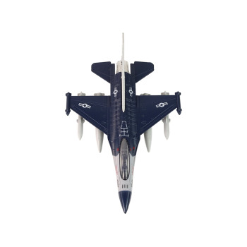 Samolot Napęd Frykcyjny Światła Dźwięki 1:72 Granatowy