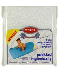 Podkład higieniczny frotte na materac 70x140 Baby Matex