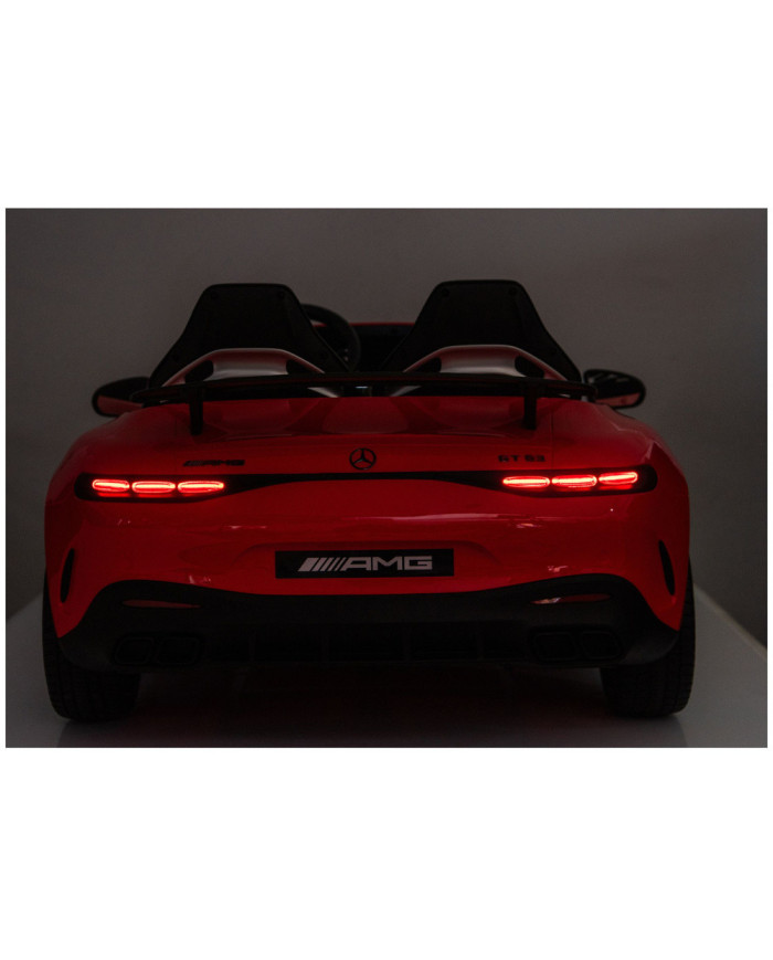 Auto Na Akumulator Mercedes GT63 AMG DK-GT63 24V LCD Czerwony