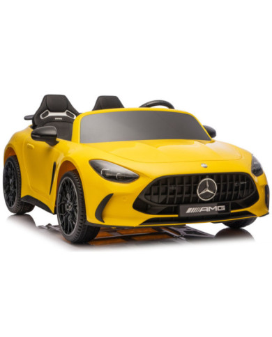 Auto Na Akumulator Mercedes GT63 AMG DK-GT63 24V LCD Żółty