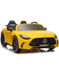 Auto Na Akumulator Mercedes GT63 AMG DK-GT63 24V LCD Żółty