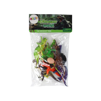 Zestaw Figurek 6 Dinozaurów Akcesoria