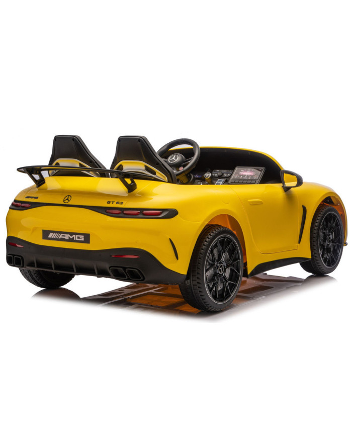 Auto Na Akumulator Mercedes GT63 AMG DK-GT63 24V LCD Żółty