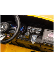 Auto Na Akumulator Mercedes GT63 AMG DK-GT63 24V LCD Żółty