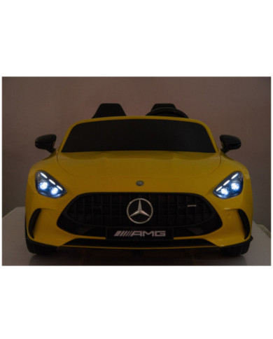 Auto Na Akumulator Mercedes GT63 AMG DK-GT63 24V LCD Żółty