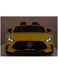 Auto Na Akumulator Mercedes GT63 AMG DK-GT63 24V LCD Żółty