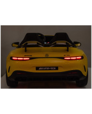 Auto Na Akumulator Mercedes GT63 AMG DK-GT63 24V LCD Żółty