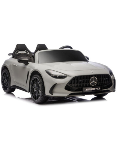 Auto Na Akumulator Mercedes GT63 AMG DKGT63 24V LCD Lakierowany Jasno Szary