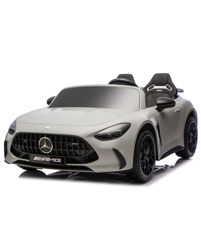Auto Na Akumulator Mercedes GT63 AMG DKGT63 24V LCD Lakierowany Jasno Szary