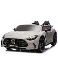 Auto Na Akumulator Mercedes GT63 AMG DKGT63 24V LCD Lakierowany Jasno Szary