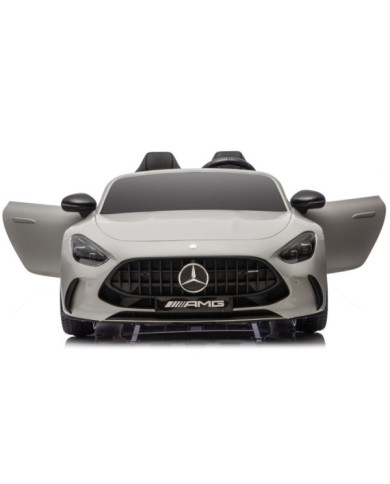 Auto Na Akumulator Mercedes GT63 AMG DKGT63 24V LCD Lakierowany Jasno Szary