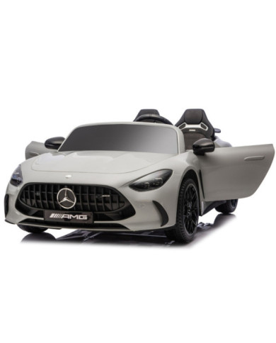 Auto Na Akumulator Mercedes GT63 AMG DKGT63 24V LCD Lakierowany Jasno Szary