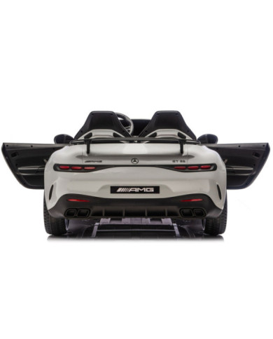 Auto Na Akumulator Mercedes GT63 AMG DKGT63 24V LCD Lakierowany Jasno Szary