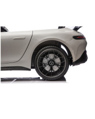 Auto Na Akumulator Mercedes GT63 AMG DKGT63 24V LCD Lakierowany Jasno Szary