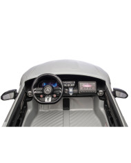 Auto Na Akumulator Mercedes GT63 AMG DKGT63 24V LCD Lakierowany Jasno Szary