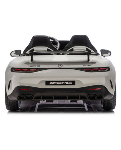 Auto Na Akumulator Mercedes GT63 AMG DKGT63 24V LCD Lakierowany Jasno Szary