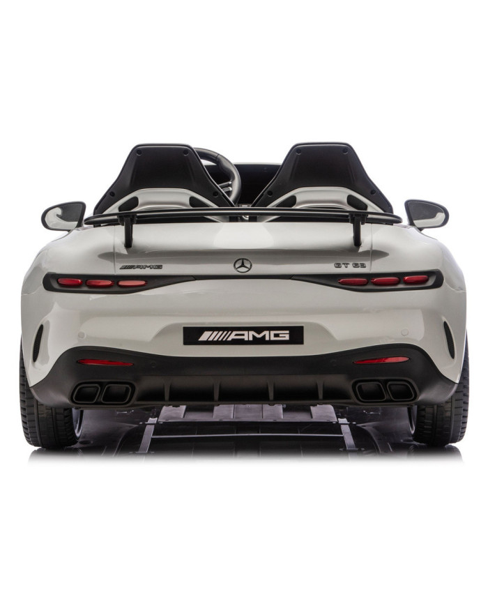 Auto Na Akumulator Mercedes GT63 AMG DKGT63 24V LCD Lakierowany Jasno Szary