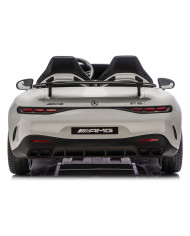 Auto Na Akumulator Mercedes GT63 AMG DKGT63 24V LCD Lakierowany Jasno Szary