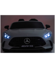 Auto Na Akumulator Mercedes GT63 AMG DKGT63 24V LCD Lakierowany Jasno Szary