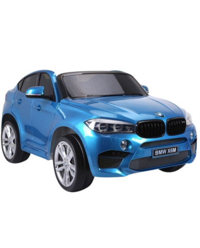 Auto Na Akumulator BMW X6M Niebieskie Lakierowane
