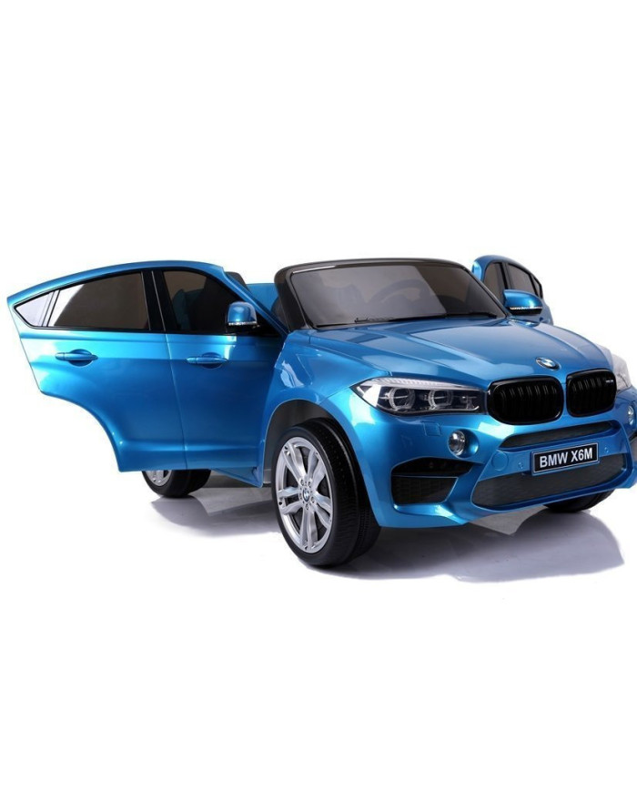 Auto Na Akumulator BMW X6M Niebieskie Lakierowane