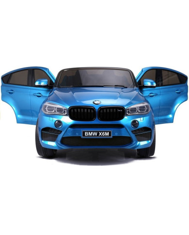 Auto Na Akumulator BMW X6M Niebieskie Lakierowane