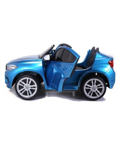 Auto Na Akumulator BMW X6M Niebieskie Lakierowane