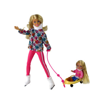 Lalka Dla Dzieci Anlily Łyżwy Pies Sporty Zimowe