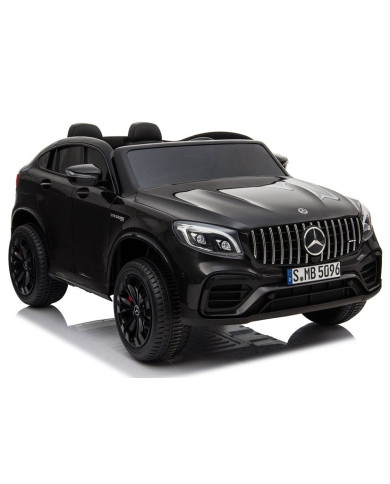 Auto na Akumulator Mercedes GLC 63S Dwuosobowy LED MP4 Czarny Lakierowany