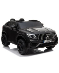 Auto na Akumulator Mercedes GLC 63S Dwuosobowy LED MP4 Czarny Lakierowany
