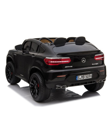 Auto na Akumulator Mercedes GLC 63S Dwuosobowy LED MP4 Czarny Lakierowany