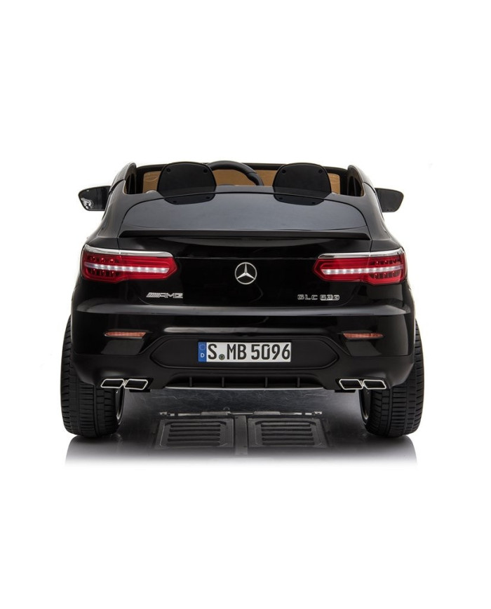 Auto na Akumulator Mercedes GLC 63S Dwuosobowy LED MP4 Czarny Lakierowany