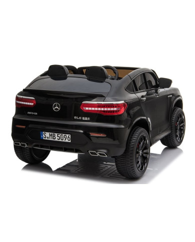 Auto na Akumulator Mercedes GLC 63S Dwuosobowy LED MP4 Czarny Lakierowany
