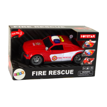 Auto Straż Pożarna 1:14 Światła Dźwięki Czerwone