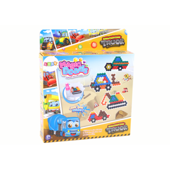 Zestaw Koralików Wodnych DIY Magiczne Koraliki 8 Kolorów Pojazdy Budowlane