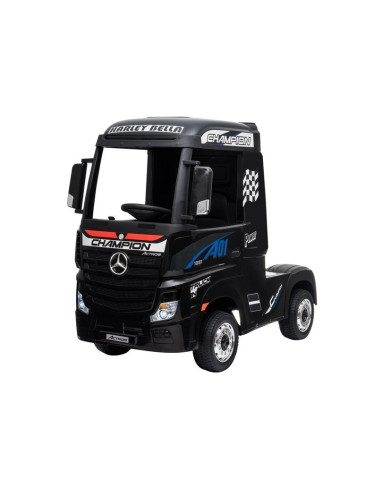 Auto Mercedes Actros Czarny Lakierowany Ciężarówka Dla Dzieci Pilot LED MP4