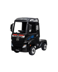 Auto Mercedes Actros Czarny Lakierowany Ciężarówka Dla Dzieci Pilot LED MP4