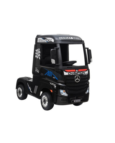 Auto Mercedes Actros Czarny Lakierowany Ciężarówka Dla Dzieci Pilot LED MP4