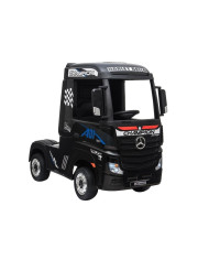Auto Mercedes Actros Czarny Lakierowany Ciężarówka Dla Dzieci Pilot LED MP4