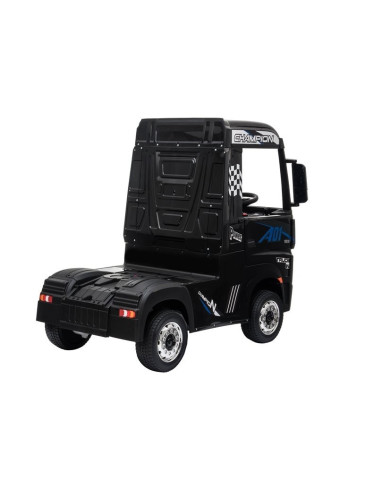 Auto Mercedes Actros Czarny Lakierowany Ciężarówka Dla Dzieci Pilot LED MP4
