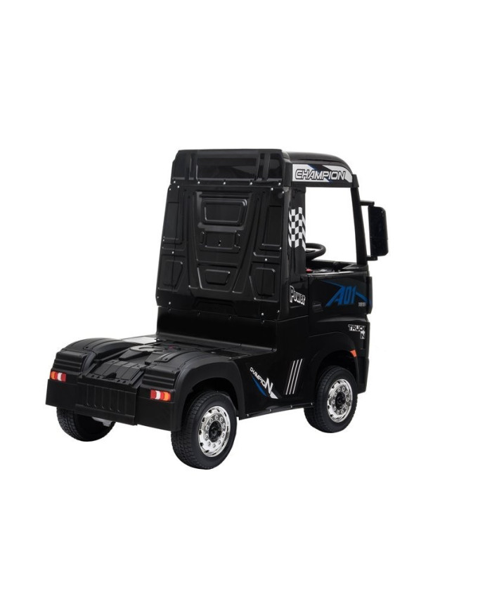 Auto Mercedes Actros Czarny Lakierowany Ciężarówka Dla Dzieci Pilot LED MP4