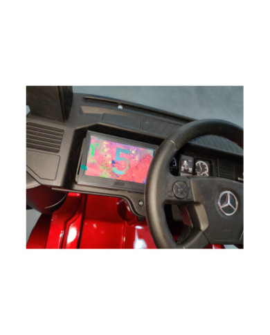 Auto Mercedes Actros Czarny Lakierowany Ciężarówka Dla Dzieci Pilot LED MP4