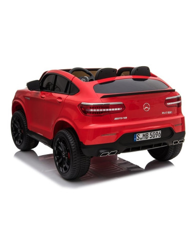 Auto na Akumulator Mercedes GLC 63S Dwuosobowy LED MP3 Czerowny Lakierowany