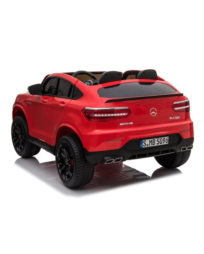 Auto na Akumulator Mercedes GLC 63S Dwuosobowy LED MP3 Czerowny Lakierowany