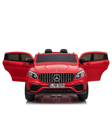 Auto na Akumulator Mercedes GLC 63S Dwuosobowy LED MP3 Czerowny Lakierowany