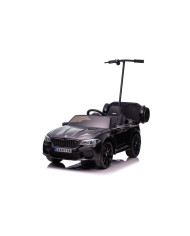 Auto Na Akumulator BMW M5 Z Platformą Dla Rodzica Czarne Lakierowane