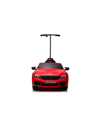 Auto Na Akumulator BMW M5 Z Platformą Dla Rodzica Czerwone Lakierowane
