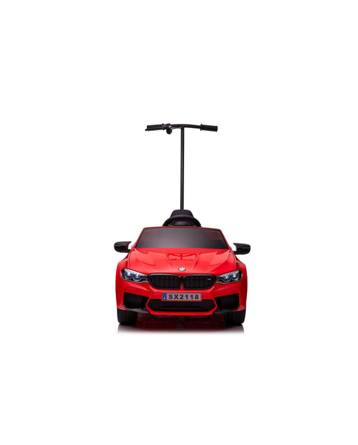 Auto Na Akumulator BMW M5 Z Platformą Dla Rodzica Czerwone Lakierowane